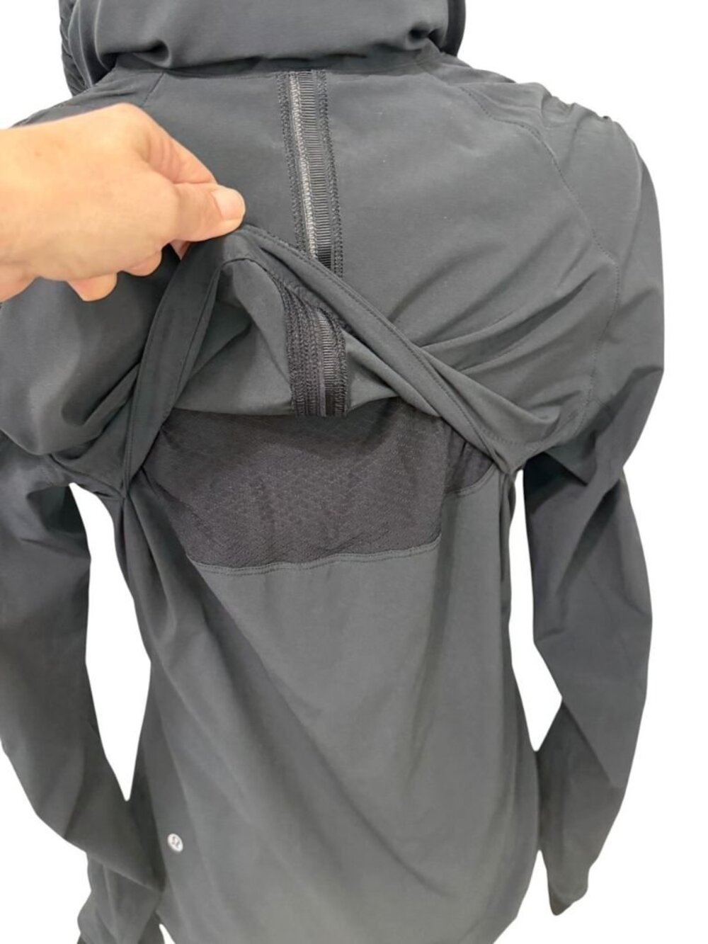 Lululemon Women’s Gather Me Slightly Black Zip Up Jacket Swift Ultra Hood Size 6 - Picture 10 of 14
